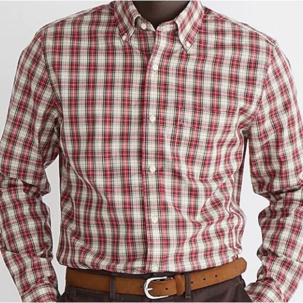 J crew Thompson stretch wrinkle free dress shirt